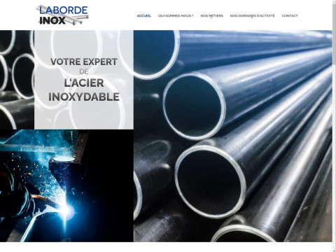 Création site internet Charente : Laborde Inox